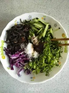 Make ♪ ♪ A chrysanthemum cucumber ♪ step 4