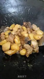 Make Potato burn ribs step 12