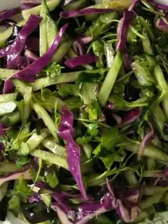 Make ♪ ♪ A chrysanthemum cucumber ♪ step 5