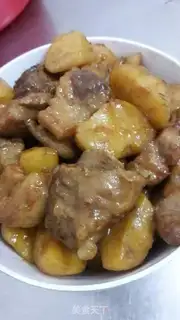 Make Potato burn ribs step 13