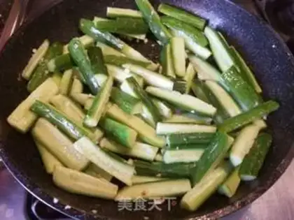 Make cucumber fried chicken step 7