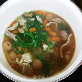 Make Sanye cuisine soup step 6
