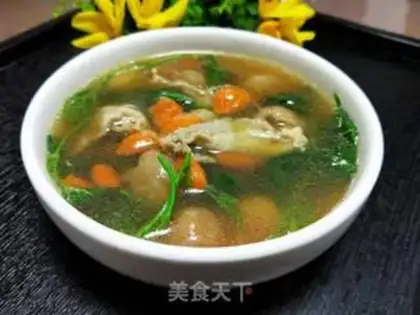 Make Sanye cuisine soup step 7