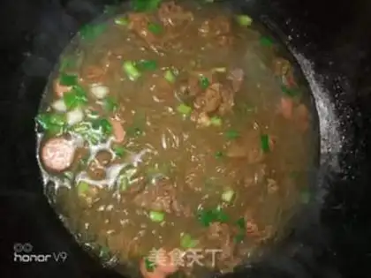 Make Beef fan soup step 8