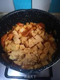 Make Hot cabbage tofu pan step 6