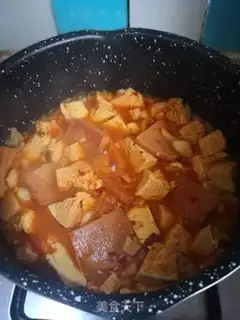Make Hot cabbage tofu pan step 7