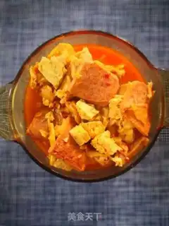 Make Hot cabbage tofu pan step 9