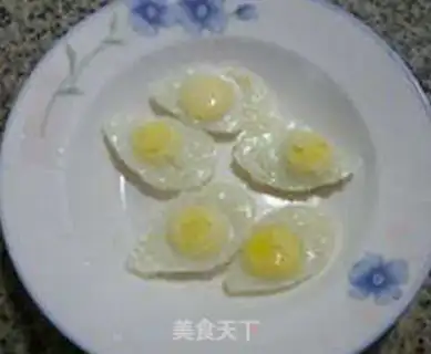 Make The quail egg, the black mollusk beans step 6
