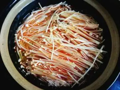 Make Boiled golden mushrooms step 5