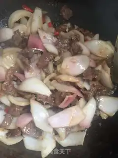Make Onion beef step 7