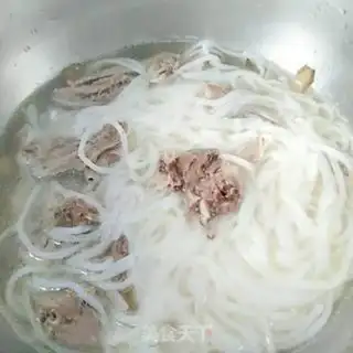 Make Dove soup makes rice powder step 7