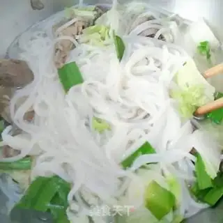 Make Dove soup makes rice powder step 10
