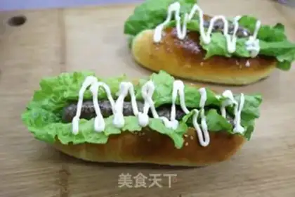Make Light cream hot dog bread step 13