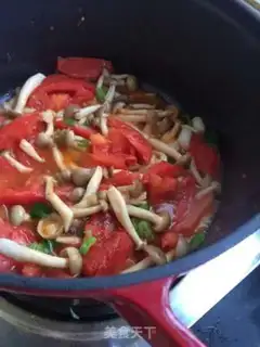 Make Crab mushroom tomato soup step 5