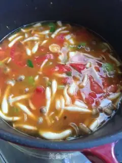 Make Crab mushroom tomato soup step 6