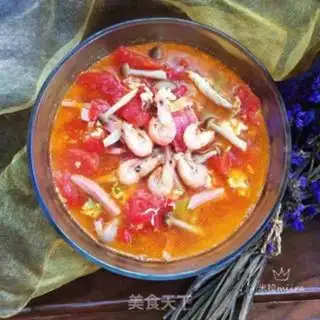 Make Crab mushroom tomato soup step 9