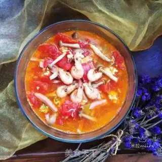 Make Crab mushroom tomato soup step 10