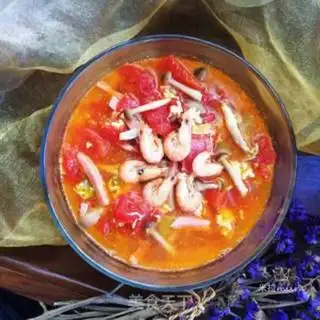 Make Crab mushroom tomato soup step 11
