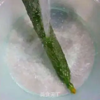 Make Black-mucked cucumber step 3