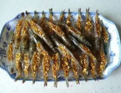 Make Garlic back shrimp step 7
