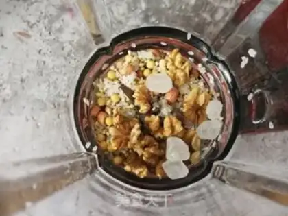 Make Wheat peanut walnut soy step 5