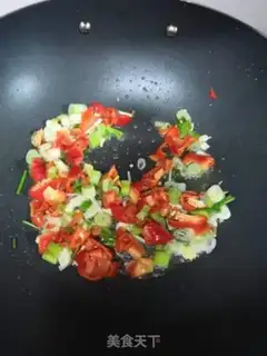 Make Chicken-legged red pepper step 4