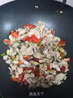 Make Chicken-legged red pepper step 6
