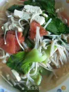 Make Tofu mushroom soup step 14