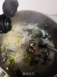 Make Seat corn pea porridge step 3