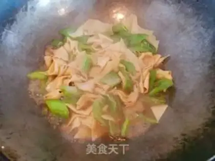 Make Spicy tofu step 7