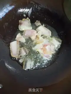 Make Salted meat and cut flowers step 1