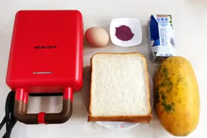 Make Cucumber yogurt toast step 0