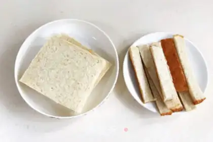 Make Cucumber yogurt toast step 1