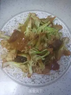 Make Salted meat and cut flowers step 4