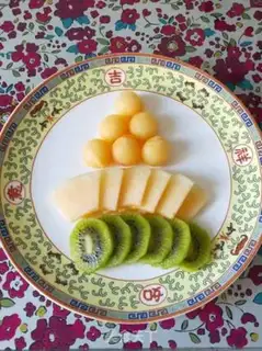 Make Fruit plate step 1
