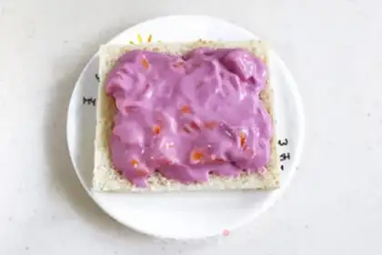 Make Cucumber yogurt toast step 4