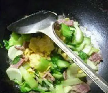 Make Porridge and fried eggs step 11