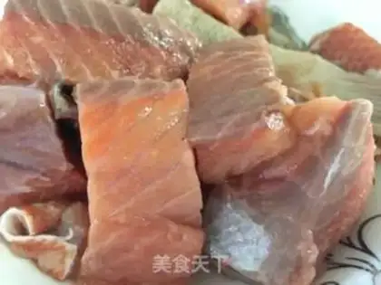 Make Fried salmon step 1