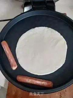 Make Hand grab cake step 1
