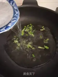 Make Tombo fungus, shrimp soup step 2
