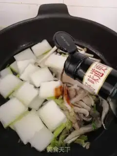 Make Tombo fungus, shrimp soup step 4