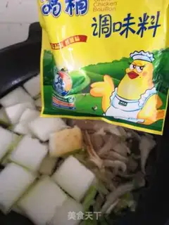 Make Tombo fungus, shrimp soup step 5