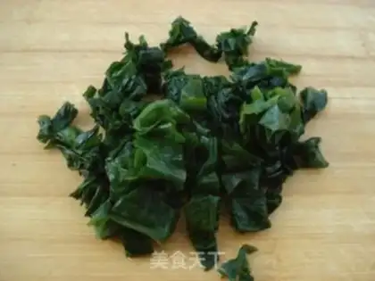 Make A dry soup skirt with tofu soup step 0