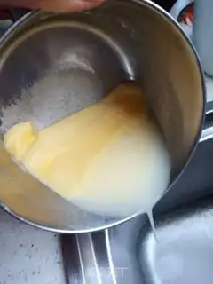 Make Corn congee step 1