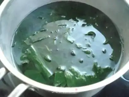 Make A dry soup skirt with tofu soup step 2
