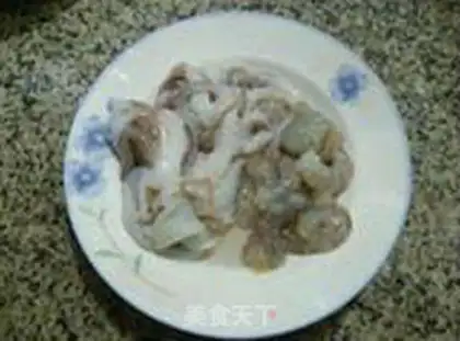 Make Snow-crawling shrimp step 1