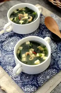 Make A dry soup skirt with tofu soup step 7