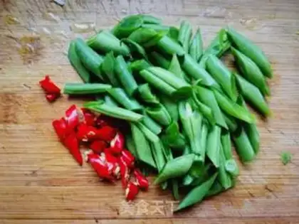 Make Dragon bean horned rice peel step 2