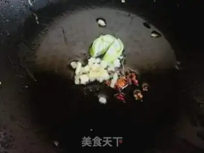 Make Dragon bean horned rice peel step 3