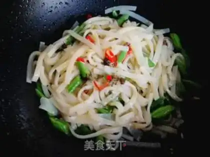 Make Dragon bean horned rice peel step 7